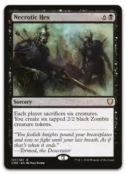 Necrotic Hex #137 (NM) Commander Legends CMR Magic MTG - Image 1