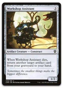 Workshop Assistant #348 (NM) Commander Legends CMR Magic MTG - Image 1