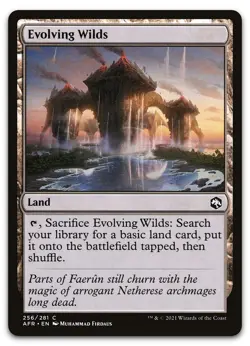 Evolving Wilds #256 (NM) Forgotten Realms AFR Magic MTG - Image 1