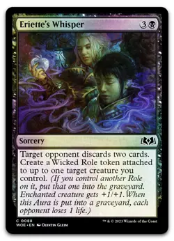 Eriette's Whisper #88 (Foil) (NM) Wilds of Eldraine WOE Magic MTG - Image 1