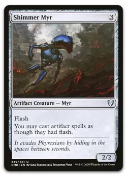 Shimmer Myr #339 (NM) Commander Legends CMR Magic MTG - Image 1