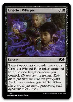 Eriette's Whisper #88 (NM) Wilds of Eldraine WOE Magic MTG - Image 1