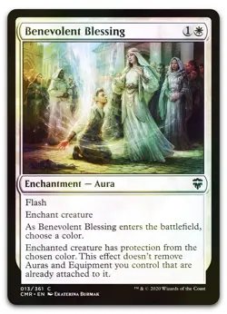 Benevolent Blessing #13 (Foil) (NM) Commander Legends CMR Magic MTG - Image 1