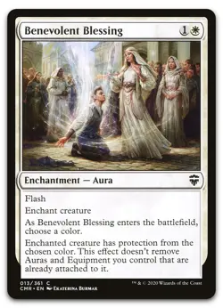 Benevolent Blessing #13 (NM) Commander Legends CMR Magic MTG - Image 1