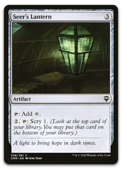 Seer's Lantern #338 (NM) Commander Legends CMR Magic MTG - Image 1