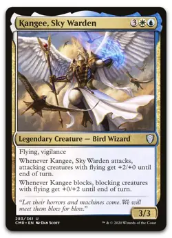 Kangee, Sky Warden #283 (NM) Commander Legends CMR Magic MTG - Image 1