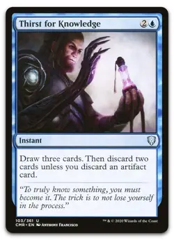 Thirst for Knowledge #103 (NM) Commander Legends CMR Magic MTG - Image 1