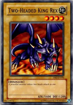 Two-Headed King Rex Common Dark Beginning 2 DB2-EN096 NM - Image 1