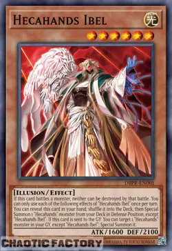 YUGIOH PHRE-EN001 Hecahands Ibtel Ultra Rare 1st Edition NM - Image 1