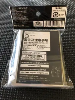 Roronoa Zoro ONE PIECE Card Game Oﬃcial Card Sleeves 11 New Sealed 1 Pack - Image 2