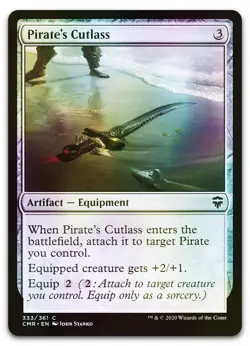Pirate's Cutlass #333 (Foil) (NM) Commander Legends CMR Magic MTG - Image 1