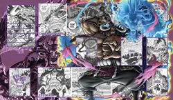 One Piece Kaido Playmat - Spielmatte Unterlage TCG Animal Kingdom Yamato Emperor - Image 1