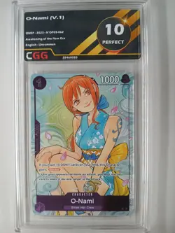 One Piece ENGLISH O-Nami (OP05-062) (V.1) Unnumbered Promos CGG 9,5/10+ OP047E - Image 2