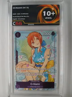 One Piece ENGLISH O-Nami (OP05-062) (V.1) Unnumbered Promos CGG 9,5/10+ OP047E - Image 3