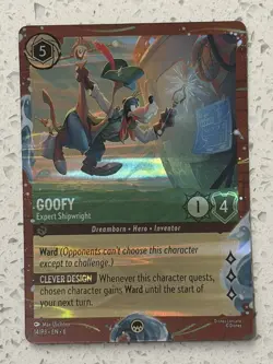 Disney Cruise Line Exclusive Lorcana Goofy Expert Shipwright 14/P3 EN 6 - Image 1