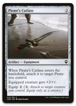 Pirate's Cutlass #333 (NM) Commander Legends CMR Magic MTG - Image 1