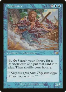Seahunter Nemesis HEAVILY PLD Blue Rare MAGIC THE GATHERING MTG CARD ABUGames - Image 1