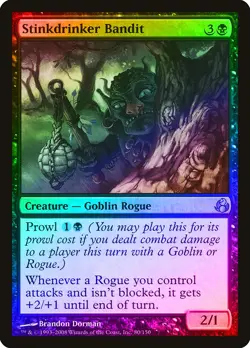 Stinkdrinker Bandit FOIL Morningtide NM Black Uncommon MAGIC MTG CARD ABUGames - Image 1