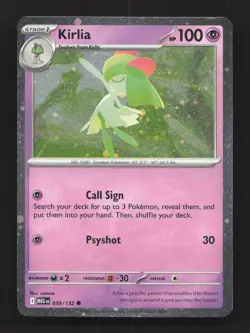 Kirlia (Cosmos Holo) 059/132 Holo Miscellaneous Cards & Products Pokemon NM - Image 1