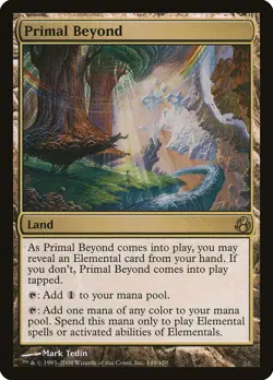 Primal Beyond Morningtide NM Land Rare MAGIC THE GATHERING MTG CARD ABUGames - Image 1