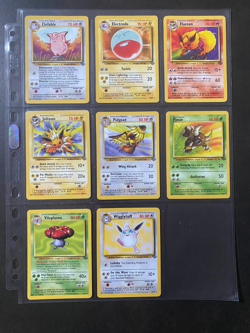 Jungle Set Non Holo RARE Pokemon Cards Vintage 1999 WOTC Bundle X 8 - Image 1