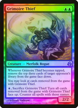 Grimoire Thief FOIL Morningtide PLD Blue Rare MAGIC GATHERING CARD ABUGames - Image 1