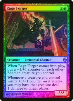 Rage Forger FOIL Morningtide PLD Red Uncommon MAGIC GATHERING CARD ABUGames - Image 1