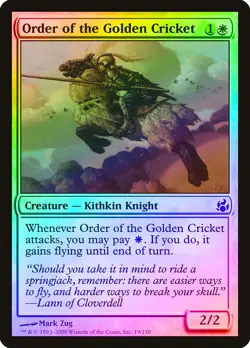 Order of the Golden Cricket FOIL Morningtide NM White Common MTG CARD ABUGames - Image 1