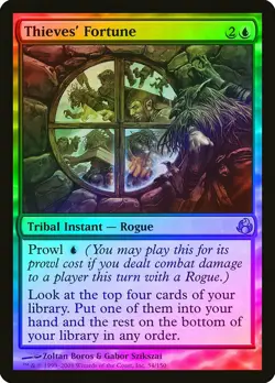 Thieves' Fortune FOIL Morningtide NM Blue Uncommon MAGIC MTG CARD ABUGames - Image 1