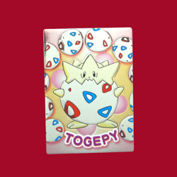 TOGEPY--JAPANESE MEIJI EMBOSSED PROMO FOIL POKEMON CARD - Image 1