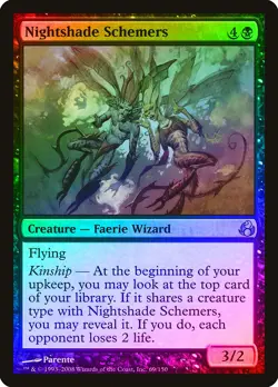 Nightshade Schemers FOIL Morningtide NM Black Uncommon MAGIC MTG CARD ABUGames - Image 1