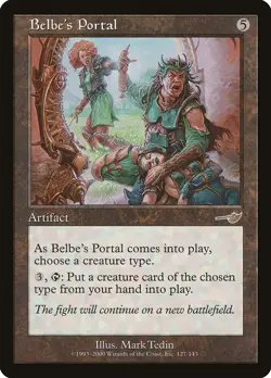 Belbe's Portal Nemesis PLD Artifact Rare MAGIC THE GATHERING CARD ABUGames - Image 1