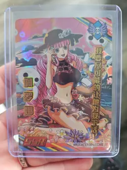 One Piece Collectible Trading Card Holo Foil Perona SSR-17 - Image 5