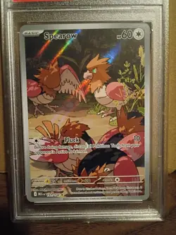 Spearow 151/132 Mega Evolutions Illustration Rare Pokemon Card PSA 10 - Image 2