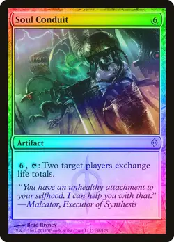 Soul Conduit FOIL New Phyrexia PLD Artifact Rare MAGIC MTG CARD ABUGames - Image 1