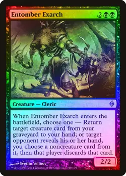 Entomber Exarch FOIL New Phyrexia NM Black Uncommon MAGIC MTG CARD ABUGames - Image 1