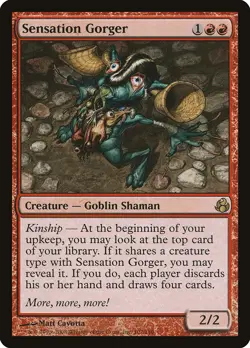 Sensation Gorger Morningtide NM Red Rare MAGIC THE GATHERING MTG CARD ABUGames - Image 1