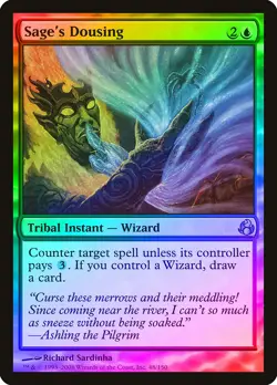Sage's Dousing FOIL Morningtide PLD Blue Uncommon MAGIC MTG CARD ABUGames - Image 1