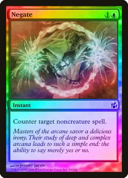 Negate FOIL Morningtide HEAVILY PLD Blue Common MAGIC GATHERING CARD ABUGames - Image 1
