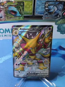 Alakazam ex 215/091 2024 Paldean Fates Pokemon Card Full Art Shiny Ultra Rare Nm - Image 1