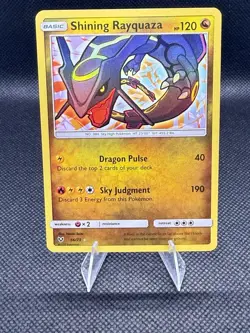 Pokemon TCG Shining Rayquaza Card Legends 56/73 Shiny Holo Rare - Image 2