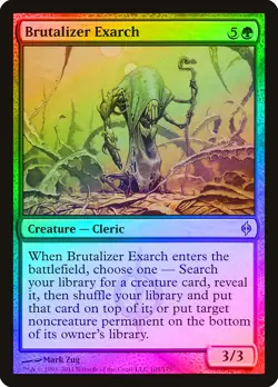 Brutalizer Exarch FOIL New Phyrexia NM Green Uncommon MAGIC MTG CARD ABUGames - Image 1