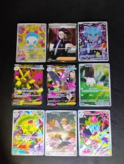 Full Art Pokemon Cards Near Mint Lot Of 9 - Image 2