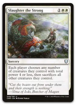 Slaughter the Strong #48 (NM) Commander Legends CMR Magic MTG - Image 1