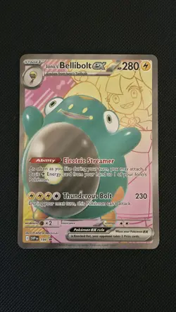Pokemon Card Iono's Bellibolt ex SVP 194 Black Star Promo Journey Together NM - Image 1