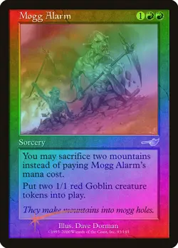 Mogg Alarm FOIL Nemesis PLD Red Uncommon MAGIC THE GATHERING CARD ABUGames - Image 1