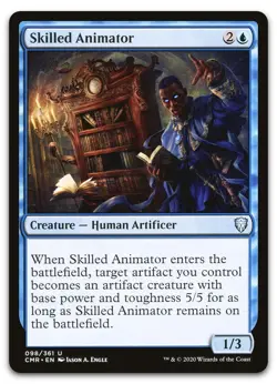 Skilled Animator #98 (NM) Commander Legends CMR Magic MTG - Image 1