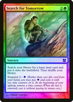 Search for Tomorrow FOIL Modern Masters NM Green Common MAGIC CARD ABUGames - Image 1