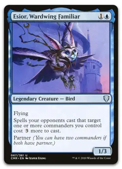Esior, Wardwing Familiar #67 (NM) Commander Legends CMR Magic MTG - Image 1