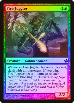 Fire Juggler FOIL Morningtide NM Red Common MAGIC THE GATHERING CARD ABUGames - Image 1